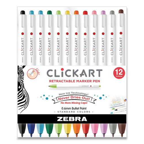 PEN,CLICKART,12PK,AST