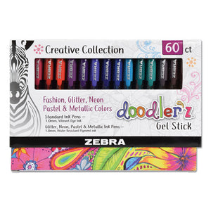 PEN,DOODLERZ,60PK,AST