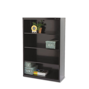 BOOKCASE,STL,4SHF,52.5"BK