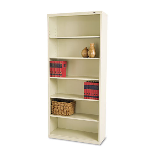 BOOKCASE,STL,6SHF,78H,PY