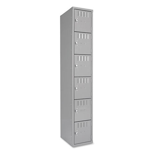 LOCKER,6/P,12X18X72,GY